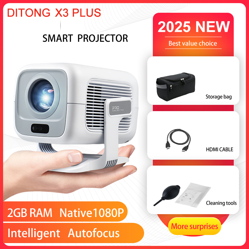 Home Cinema Focal - DITONG X3 Plus HD Projektör Yerel