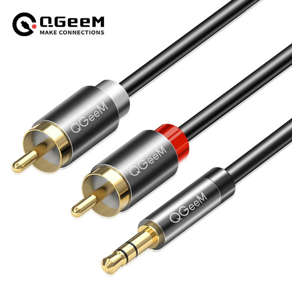 Genius Home Cinema - QGeeM RCA kablosu 2RCA 3.5 ses