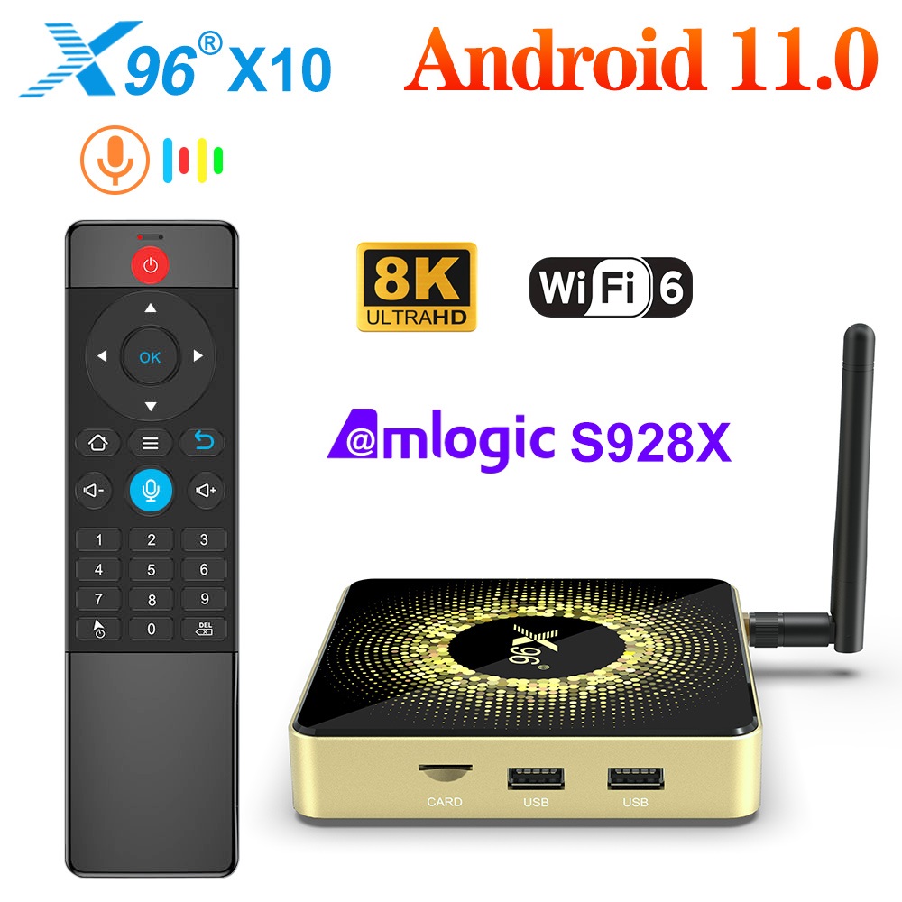 Home Cinema Google - X96 X10 Amlogic S928X-J TV Kutusu