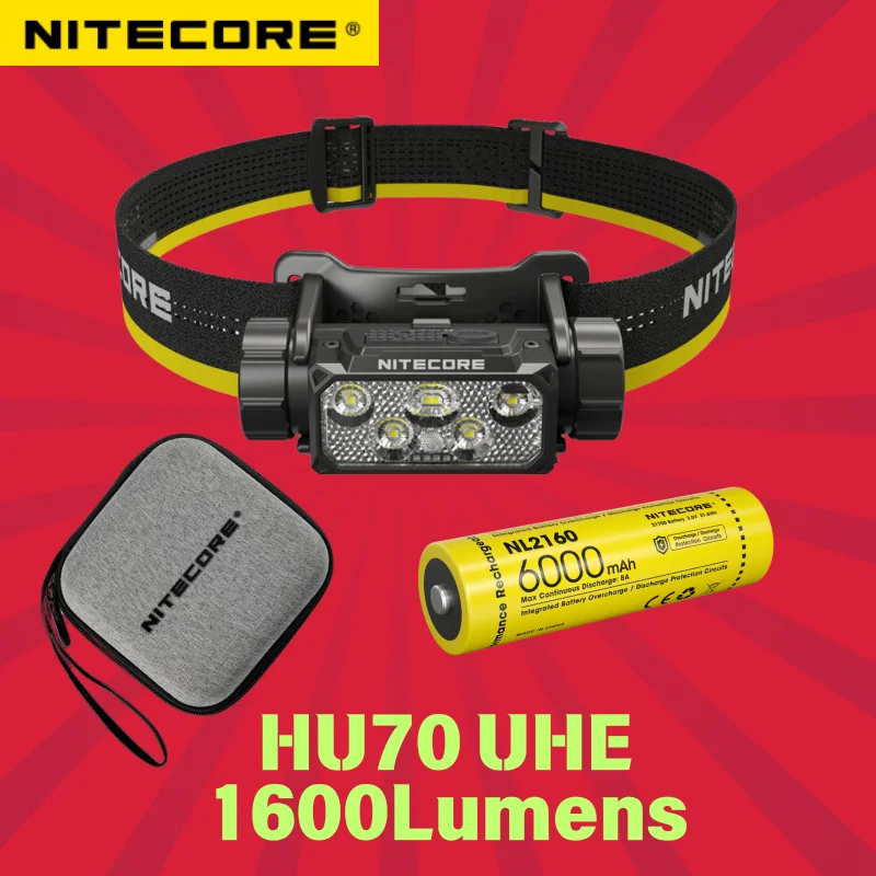 Home Cinema Imax - NITECORE HC70 UHE 1600 Lümen USB-C