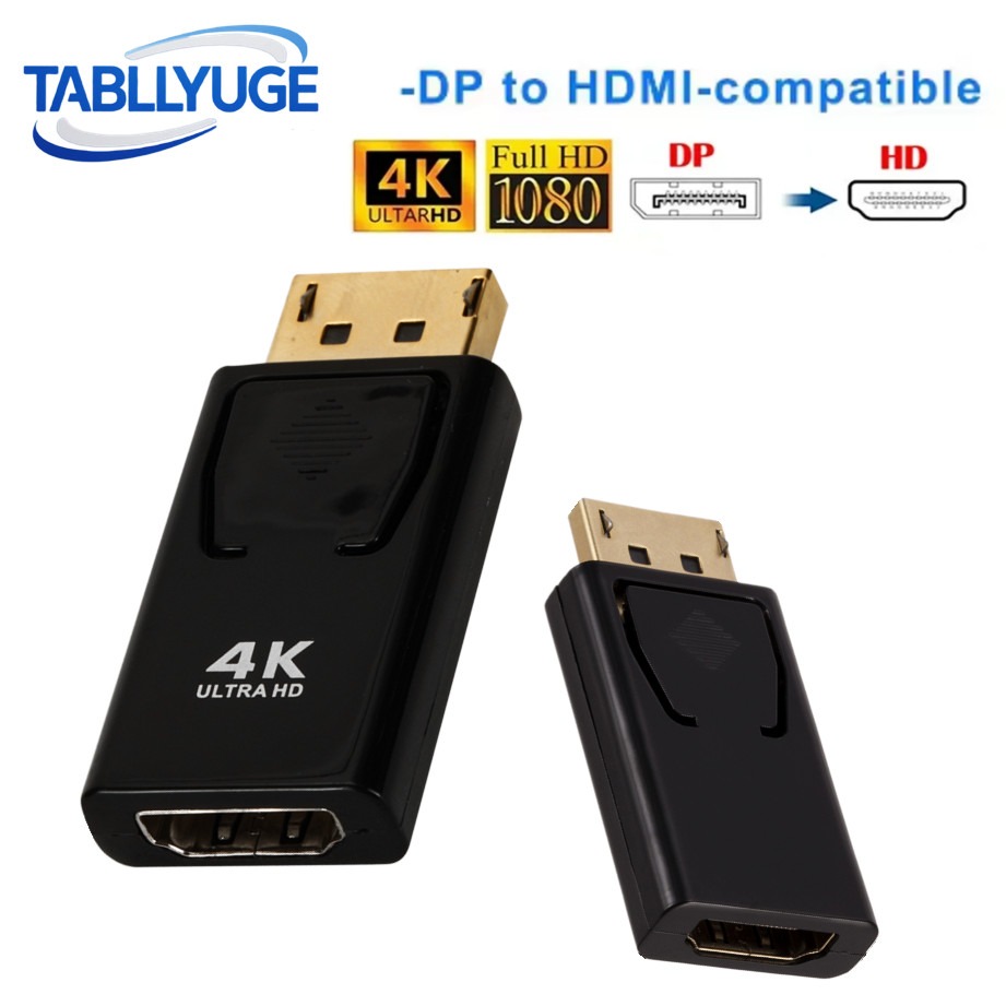 Home Cinema Projector 4K - DisplayPort HDMI Uyumlu Adaptör 4K/1080P DP