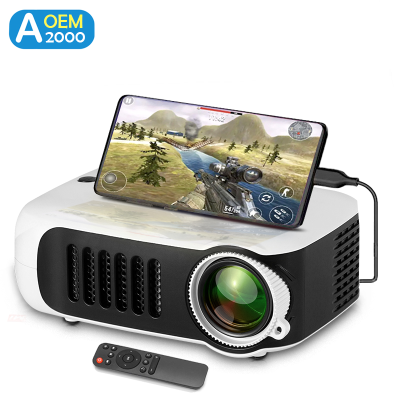 Home Cinema Focal - A2000 Mini Projektör Taşınabilir Ev Sineması