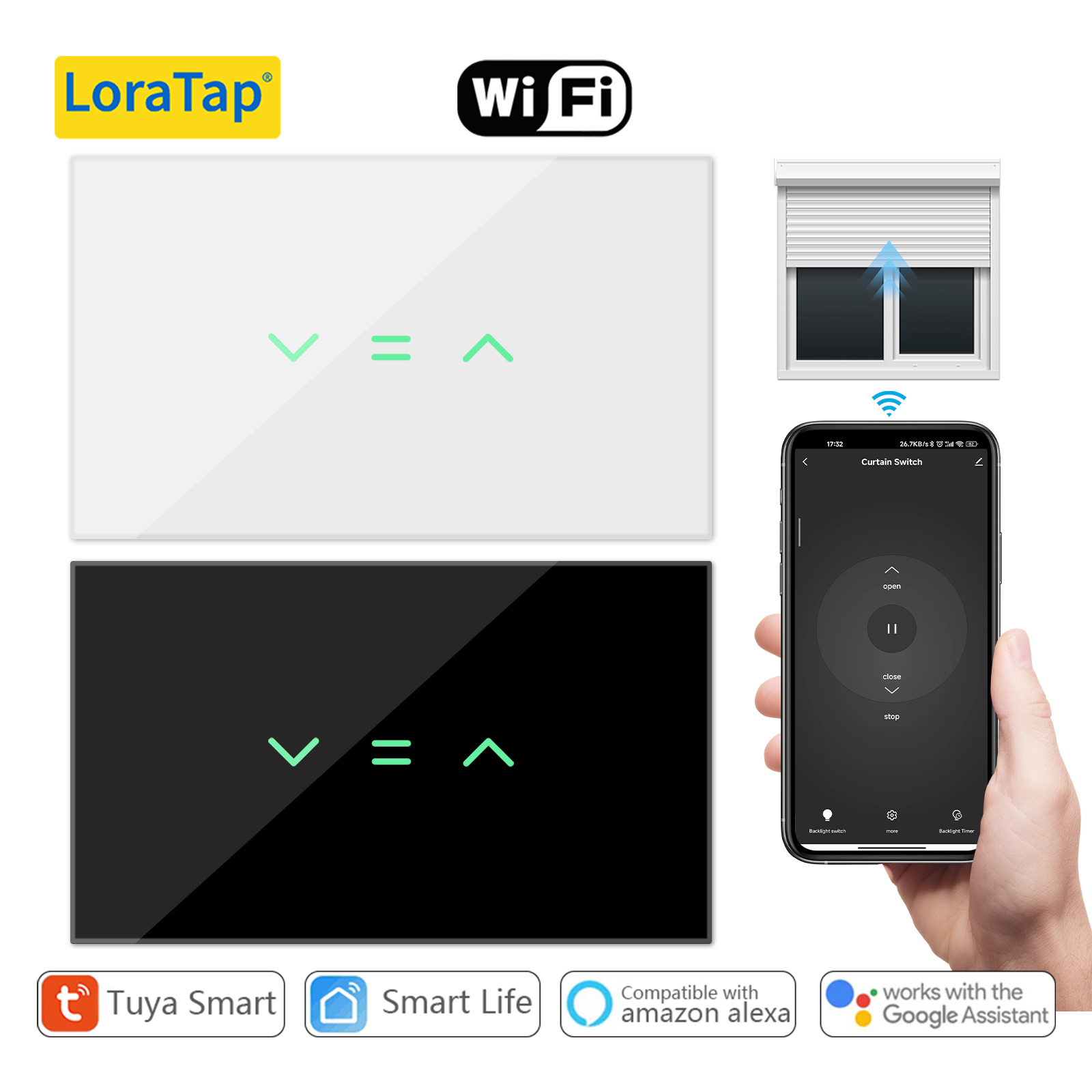 Home Cinema App - LoraTap ABD Perde Panjur Panjur Anahtarı