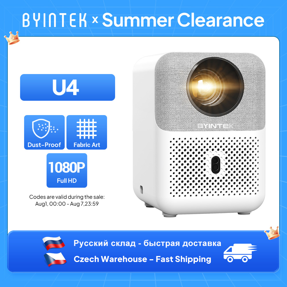Home Cinema Focal - BYINTEK Full HD Mini Projektör U4