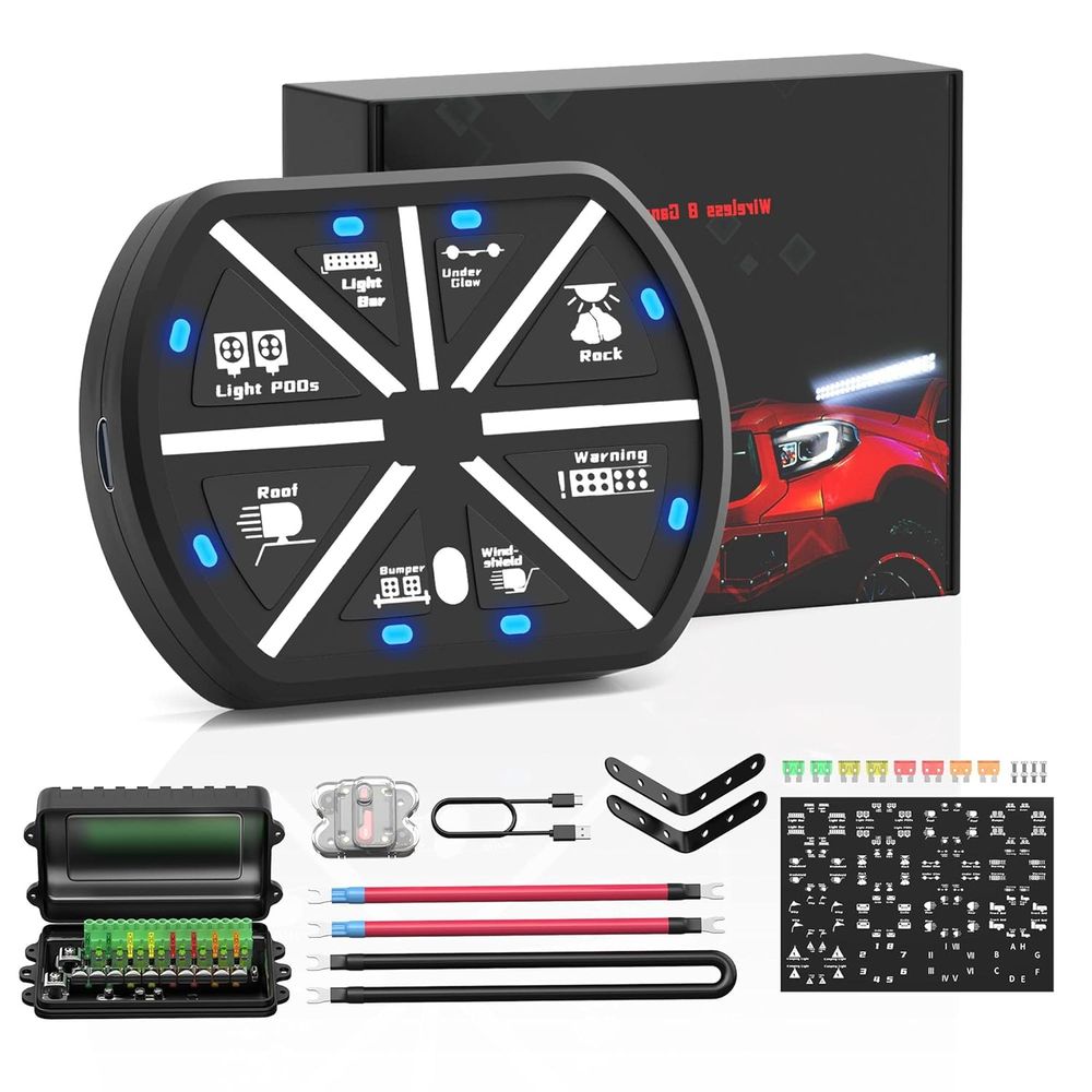 Universal Remote Control - 8'li Anahtar Paneli Evrensel Devre Kontrol