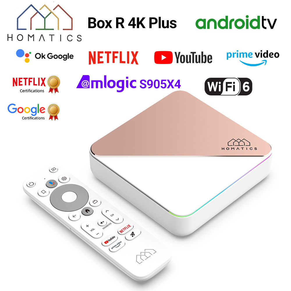 Home Cinema Google - HOMATICS Box R 4K Plus TV