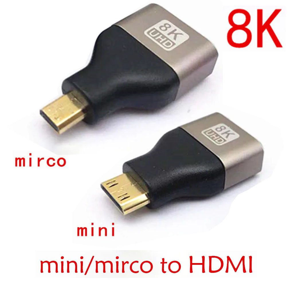 Home Cinema Projector 4K - HDMI Adaptörü Mini Mikro - HDMI