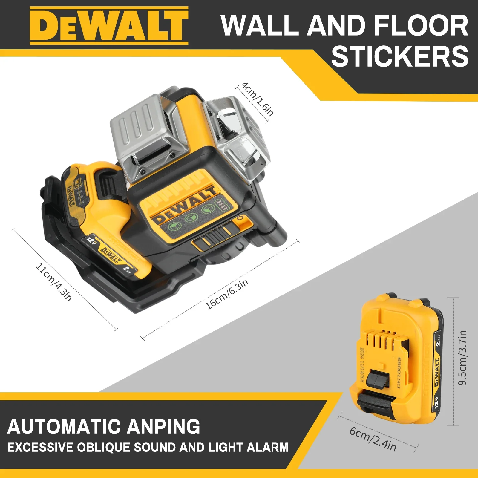 Home Cinema Imax - DEWALT DW089LG 12V MAX Yeşil 3x360