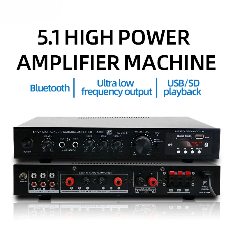 Home Cinema Onkyo 5.1 - AV-369BT Bluetooth 5.1 Ses Hoparlörü AMP,