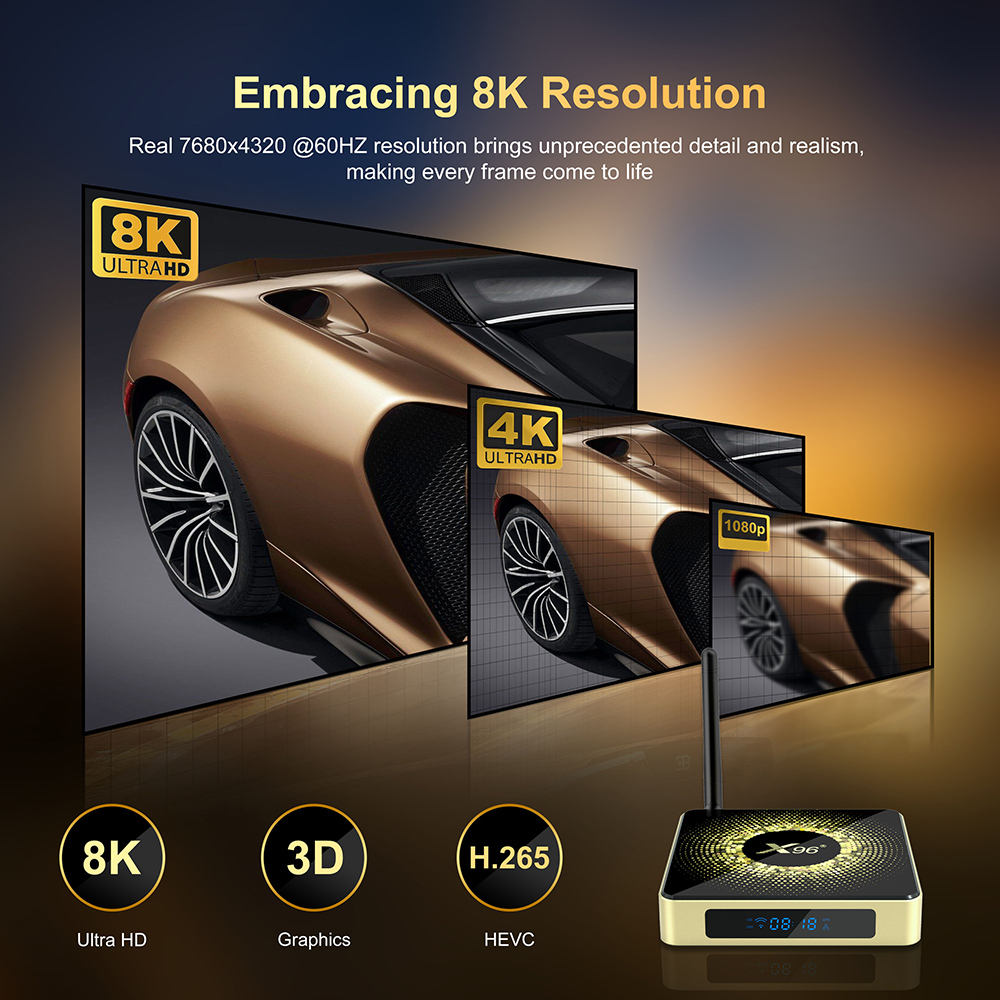 X96 X10 Amlogic S928X-J TV Kut - Home Cinema Google incelemesi ve fiyatı