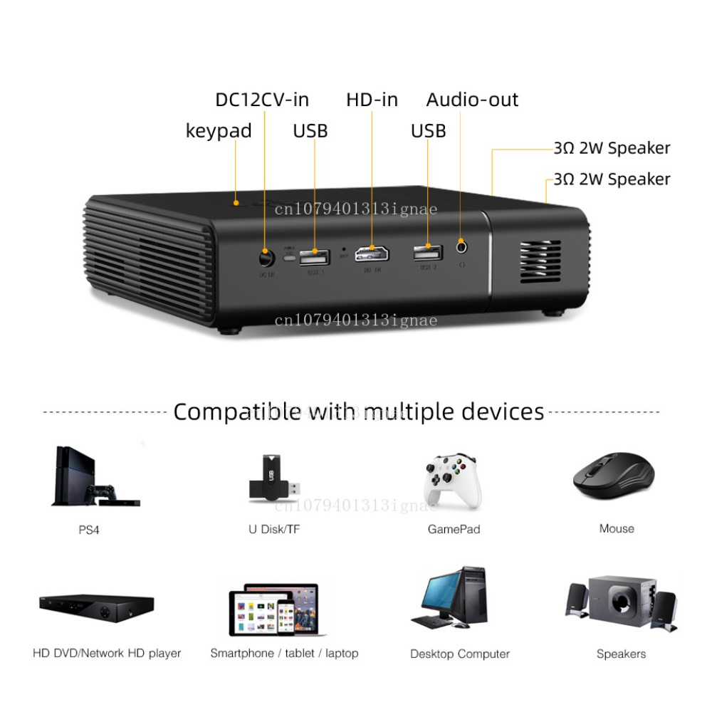 U30 Çok Satan 3D 4K Projektör  - Home Cinema Projector 4K incelemesi ve fiyatı
