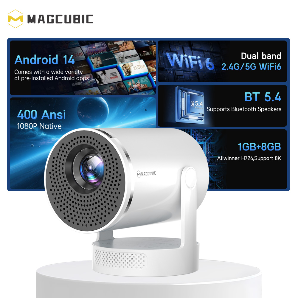 Magcubic 8K Projektör HY320Pro - Home Cinema Focal incelemesi ve fiyatı
