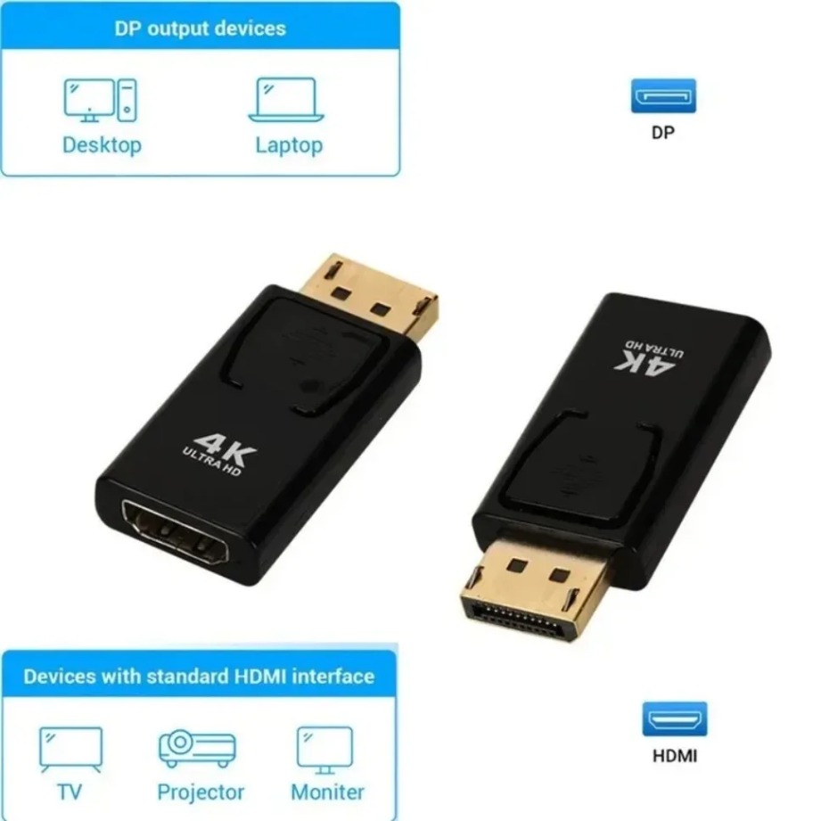 DisplayPort HDMI Uyumlu Adaptö - Home Cinema Projector 4K incelemesi ve fiyatı