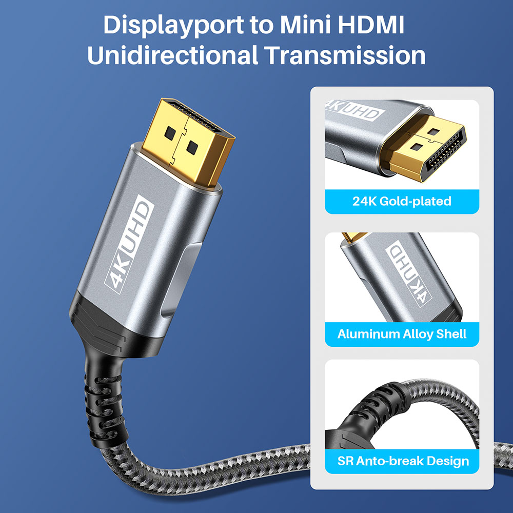 DisplayPort Mini HDMI Kablosu  - Home Cinema Projector 4K incelemesi ve fiyatı