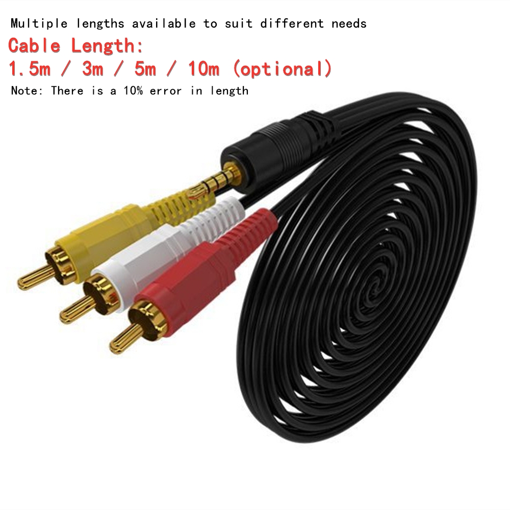 3.5mm 3 RCA Ses Video Kablosu  - Home Cinema Heos incelemesi ve fiyatı