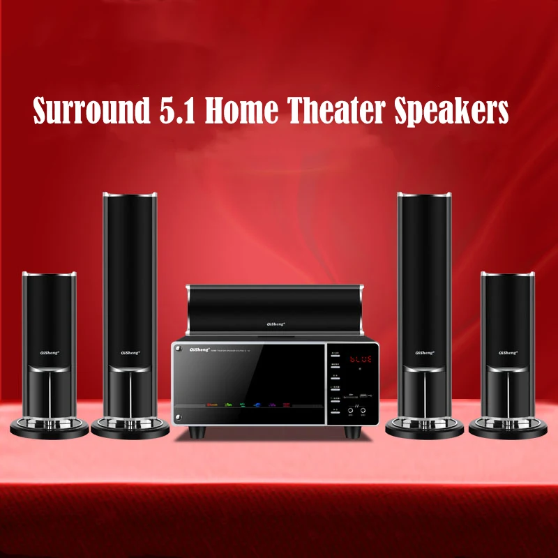 1000W yüksek güçlü caixa de so - Home Cinema Onkyo 5.1 incelemesi ve fiyatı