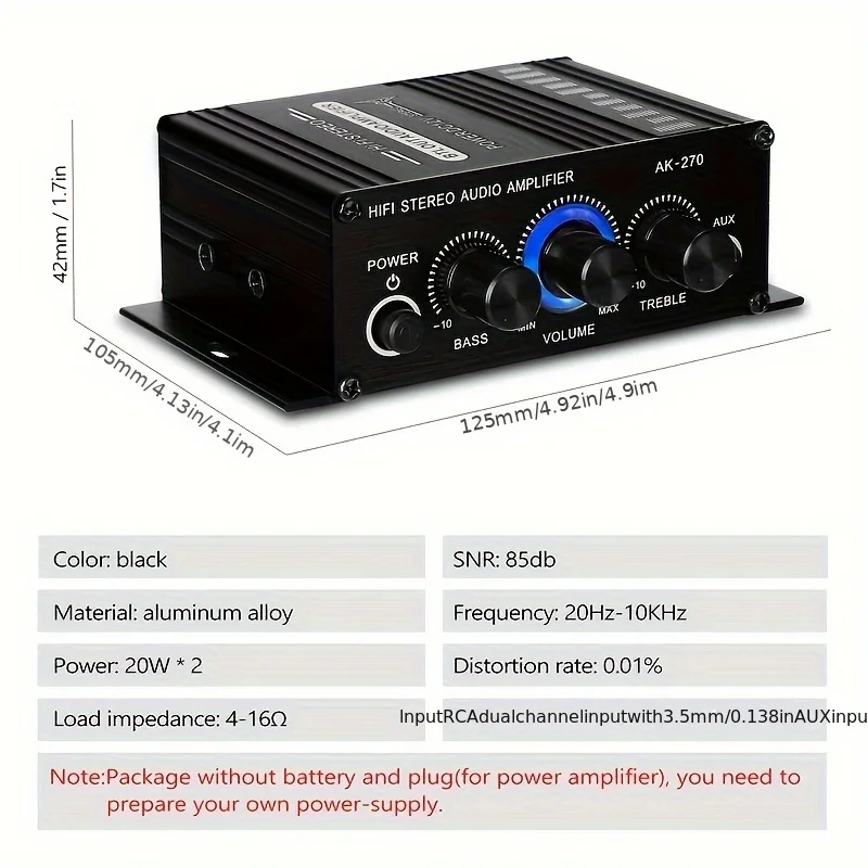 AK-270 400W Mini Güç Amplifika - Home Cinema Heos incelemesi ve fiyatı