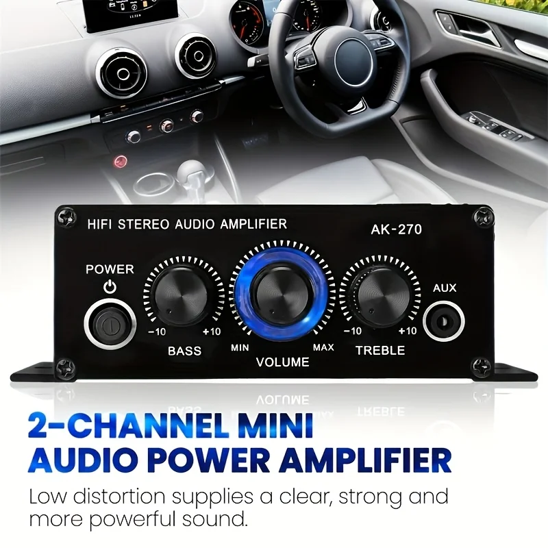 AK-270 400W Mini Güç Amplifika - Home Cinema Heos incelemesi ve fiyatı