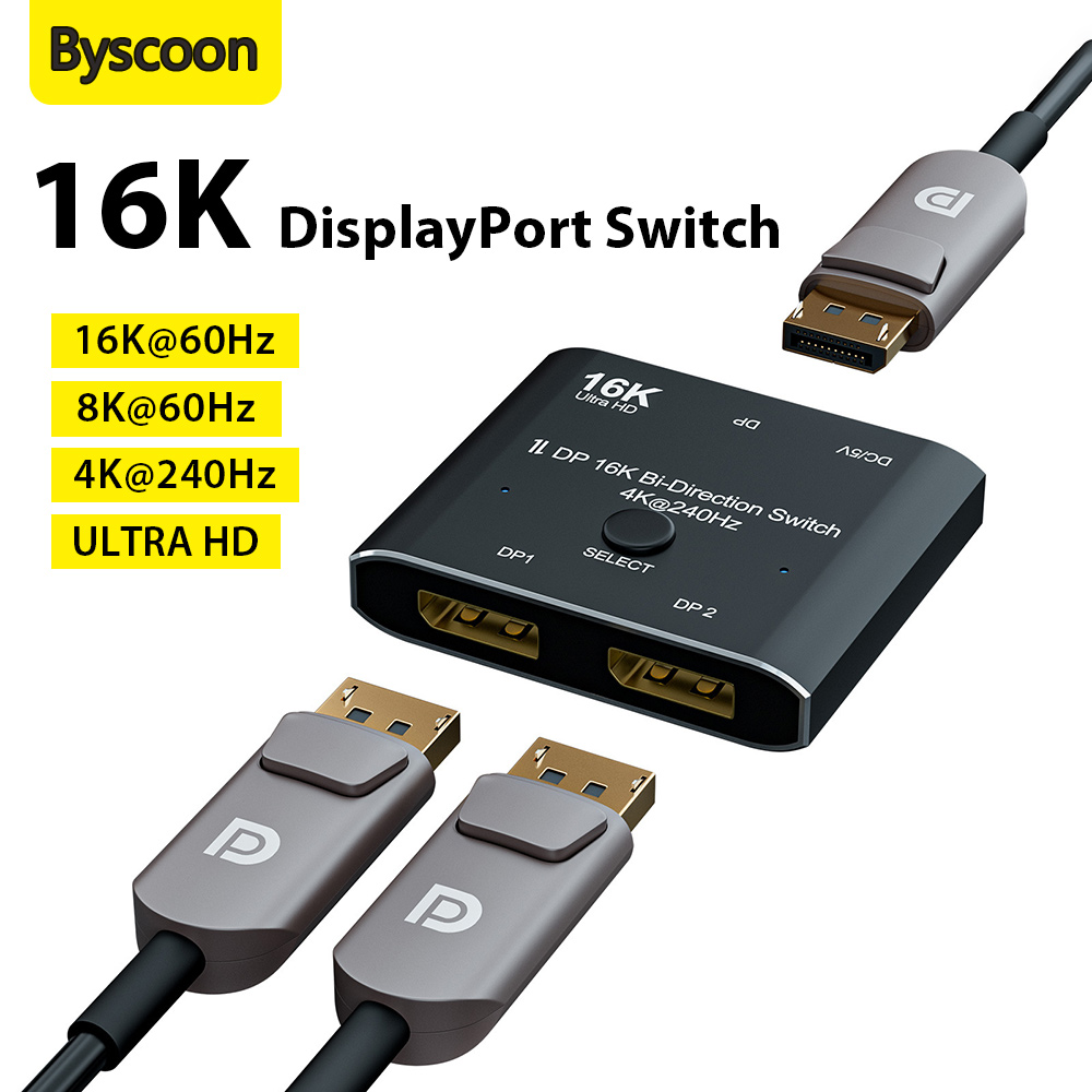 DisplayPort Switch 16K Çift Yö - Home Cinema Projector 4K incelemesi ve fiyatı